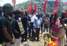 அனிதா உயிரைப் பறித்த நீட் தேர்வை நிரந்தரமாக நீக்கக்கோரி கிருட்டிணகிரியில் கண்டன ஆர்ப்பாட்டம்