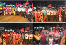 காவிரி மேலாண்மை வாரியம் அமைக்கக்கோரி மெழுகுவர்த்தி ஏந்தி ஆர்ப்பாட்டம் – கும்மிடிப்பூண்டி