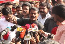 ஜாக்டோ – ஜியோ நிர்வாகிகளிடம் பேச்சுவார்த்தை நடத்தி அவர்களின் கோரிக்கைகளை நிறைவேற்ற தமிழக அரசு முன்வர வேண்டும்! – சீமான் வலியுறுத்தல்