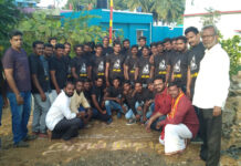 கொடியேற்றும் நிகழ்வு-காட்பாடி