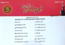 தலைமை அறிவிப்பு: ஆலங்குடி தொகுதிப் பொறுப்பாளர்கள் பட்டியல்