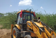 கருவேல மரங்கள் அகற்றும் பணி கொடியேற்றும் நிகழ்வு