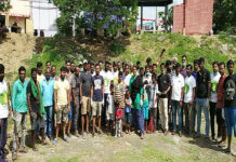 குளம் சுத்தம் செய்து மரக்கன்று நடும் விழா-சோழிங்கநல்லூர் தொகுதி