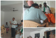 உயர் அழுத்த மின் கோபுரம் அமைப்பதை எதிர்த்து ஆர்ப்பாட்டம்.