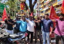 காமராசர் சிலைக்கு மாலை அணிவித்து மரியாதை