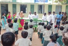 தலைவர் பிறந்த நாள் விழா: அரசு பள்ளிக்கு உதவி
