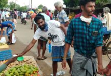 ககொரோனா நோய் தடுப்பு நடவடிக்கையாக கபசுர குடிநீர் வழங்குதல்/காரைக்குடி தொகுதி