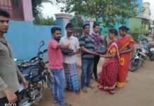 மாற்றுத்திறனாளி குடும்பங்களுக்கு நிவாரண பொருட்கள் வழங்குதல் – கும்மிடிப்பூண்டி தொகுதி