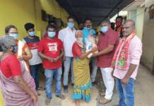 ஊரடங்கு உத்தரவால் உணவின்றி தவிப்பவர்களுக்கு உணவு பொருட்கள் வழங்குதல். தொண்டாமுத்தூர் தொகுதி