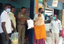 மேடை மெல்லிசை கலைஞர்களுக்கு நிவாரண பொருட்கள் வழங்குதல்- புதுக்கோட்டை தொகுதி