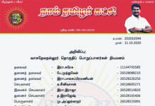 தலைமை அறிவிப்பு: வாசுதேவநல்லூர் தொகுதிப் பொறுப்பாளர்கள் நியமனம்