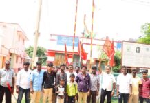 தென்காசி தொகுதி -கொடி ஏற்றும் விழா