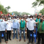 naam-tamilar-katchi-farmers-wing-seeman-protest-against-farm-bills-2020-support-delhi-farmers-protest-chennai-valluvarkottam-10