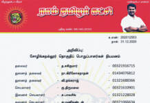 தலைமை அறிவிப்பு: சோழிங்கநல்லூர் தொகுதிப் பொறுப்பாளர்கள் நியமனம்