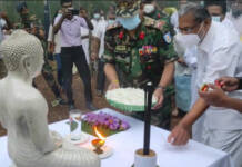 ஆதிசிவன் ஐயனார் ஆலயத்தைச் சிதைத்து பௌத்த விகாரையை நிறுவுவது தமிழர்களின் அடையாளங்களைச் சிதைத்து இனமழிப்புச் செய்ய முயலும் சிங்களப்பேரினவாதத்தின் கொடுஞ்செயல்!