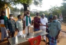 ஆலங்குடி தொகுதி – கபசுரகுடி நீர் வழங்குதல்