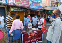 சேலம் தெற்கு தொகுதி- கபசுர குடிநீர் வழங்கும் நிகழ்வு