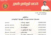 தலைமை அறிவிப்பு: நாங்குநேரி தொகுதிப் பொறுப்பாளர்கள் நியமனம்