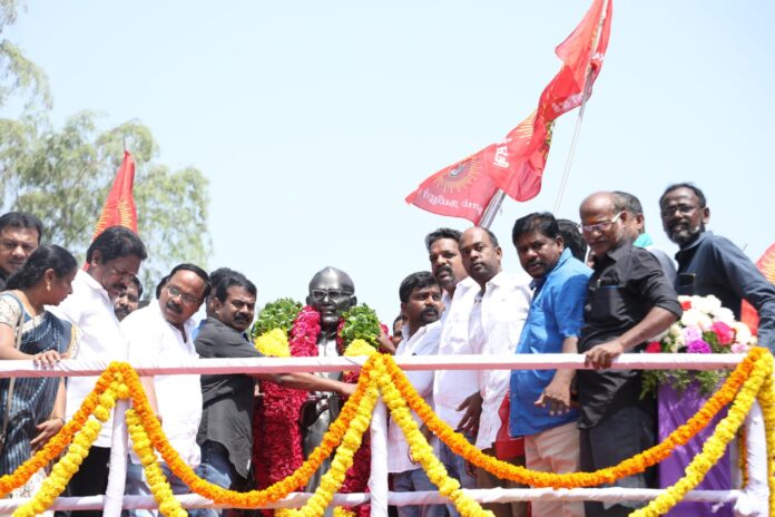 seeman-pays-floral-tributes-to-naam-tamilar-founder-si-pa-aadhiththanaar-memorial-day-chennai-egmore