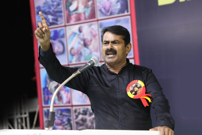 Seeman demands imprisonment of BJP executives Nupur Sharma and Naveen Jindal for insulting the Prophet Muhammad and hurting the sentiments of millions of Muslims