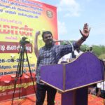 Seeman direct field survey with 13 villagers to abandon the plan to destroy agricultural lands and build a new parandhur airport-29