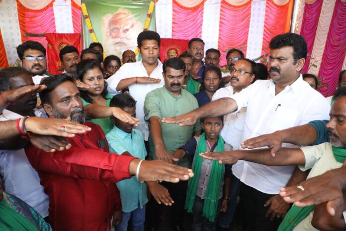 இயற்கை வேளாண் பேரறிஞர் நமது ஐயா நம்மாழ்வார் அவர்களின் 9ஆம் ஆண்டு நினைவுநாளையொட்டி, நாம் தமிழர் கட்சியின் சுற்றுச்சூழல் பாசறை சார்பாக இன்று 30-12-2022 திருப்பெரும்புதூர் தொகுதிக்குட்பட்ட முடிச்சூரில் நாட்டு மரக்கன்றுகள் நடும் நிகழ்வைத் தொடங்கிவைத்த போது,