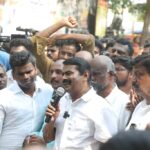 ntk cheif Seeman participated in protest and demands TN Govt to make the people welfare staffs permanent-22