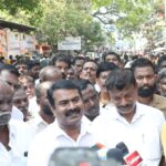 ntk cheif Seeman participated in protest and demands TN Govt to make the people welfare staffs permanent-24
