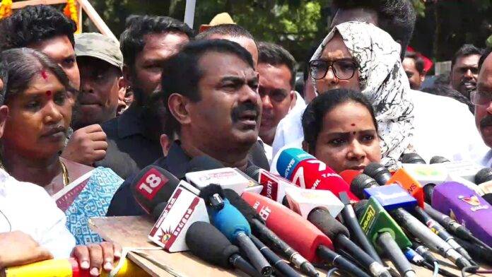 ‘நாம் தமிழர்’ நிறுவனத் தலைவர், ‘தமிழர் தந்தை’ ஐயா சி.பா.ஆதித்தனார் அவர்களினுடைய 42ஆம் ஆண்டு நினைவுநாளையொட்டி, இன்று 24-05-2023 சென்னை-எழும்பூர் சாலையில் அமைந்துள்ள ஐயா சி.பா.ஆதித்தனாரின் திருவுருவச் சிலைக்கு, நாம் தமிழர் கட்சி சார்பாக மாலை அணிவித்து மலர்வணக்கம் செலுத்திய பின்னர் நடைபெற்ற செய்தியாளர் சந்திப்பு,
https://t.co/uqf4p73db6