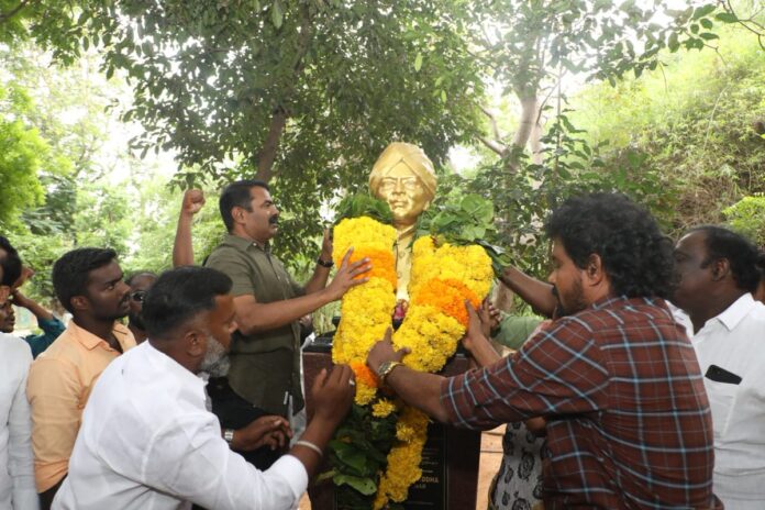 பகுத்தறிவுப் பாட்டன் பெருந்தமிழர் நமது தாத்தா அயோத்திதாசப் பண்டிதர் அவர்களின் 109ஆம் ஆண்டு நினைவுநாளையொட்டி, இன்று 05-05-2023 சென்னை, தாம்பரம் தேசிய சித்த மருத்துவ நிறுவன (அயோத்திதாசப் பண்டிதர் மருத்துவமனை) வளாகத்தில் அமைந்துள்ள அவரது திருவுருவச் சிலைக்கு நாம் தமிழர் கட்சி சார்பாக மாலை அணிவித்து மலர்வணக்கம் செலுத்தியபோது,
https://t.co/YajgJXRPN4