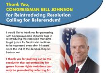 Thank You, Congressman Bill Johnson for Reintroducing Resolution…