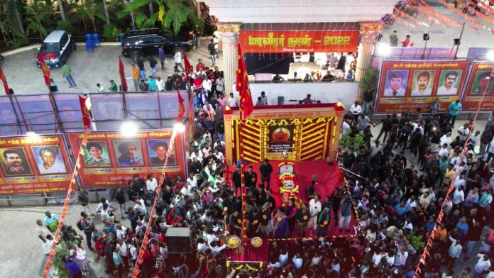 நவம்பர் 27
மாவீரர் நாள்!
இம்முறை திருச்சி ஜி கார்னர் திடலில் பேரெழுச்சியாக நடைபெறவிருக்கும் மாவீரர் நாள் நிகழ்வில், என் அன்பு உறவுகள் அனைவரும் பெருந்திரளாகப் பங்கேற்று மாவீரர்களின் ஈகத்தைப் பெருமைப்படுத்துமாறு அன்போடு வேண்டுகிறேன்.
நன்றி! வணக்கம்!
நாம் தமிழர்! https://x.com/Seeman4TN/status/1728356534621774234/video/1