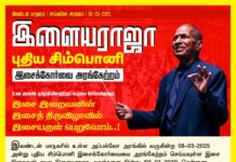 இசை இறைவன் இளையராஜா அவர்களின் புதிய சிம்பொனி இசைக்கோர்வை அரங்கேற்றம்…