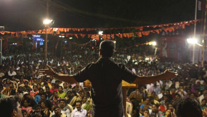 எழுச்சி கொள்!
புரட்சி செய்!
திருச்சி நோக்கி புறப்படு..!
மாற்றத்தை விரும்பும் மக்களின் மாநாடு
மாசி 09 | 21-02-2026 | திருச்சி
மாறுவோம்! மாற்றுவோம்!
இது மாற்றத்திற்கான எளிய மக்களின் புரட்சி!
திரள்வோம்! திரள்வோம்!
திருச்சியில் திரள்வோம்!
தீந்தமிழ் இனத்தீரே..!
https://t.co/7t37LHmja4
https://t.co/pz7J0c9TfH