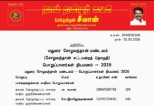 தலைமை அறிவிப்பு – மதுரை சோழவந்தான் மண்டலம் (சோழவந்தான் சட்டமன்றத் தொகுதி) பொறுப்பாளர்கள் நியமனம்