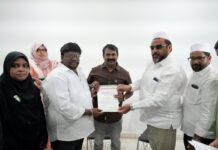 ராஷ்டிரிய உலமா கவுன்சில் மாநிலத் தலைவர் அன்பிற்குரிய சகோதரர் அக்ரம்கான்…